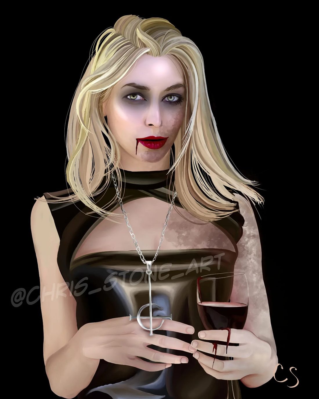Sister of Sin — a art print from Shattering Expectations (Chris Stone Art).
