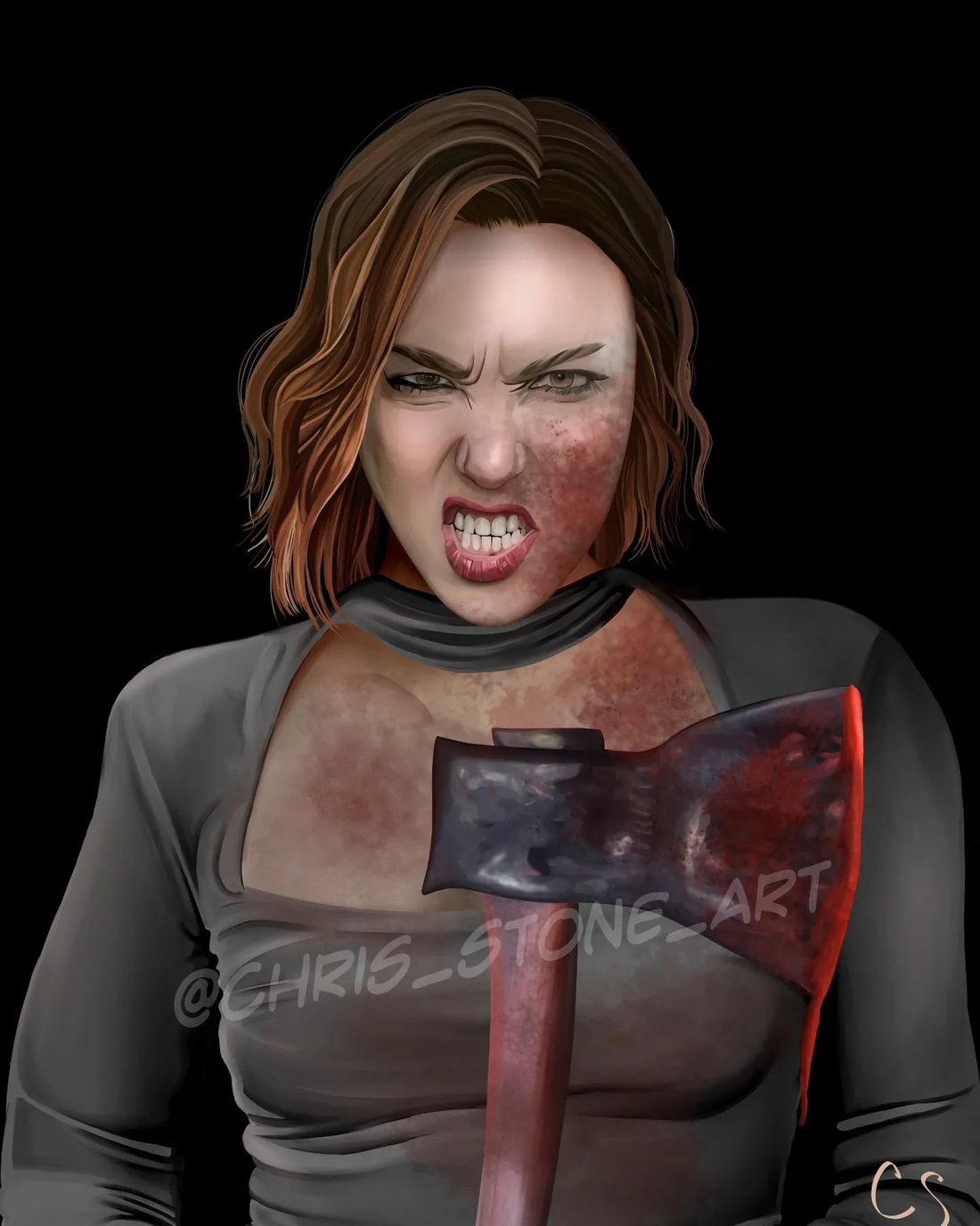 Lzzy Hale — a art print from Shattering Expectations (Chris Stone Art).