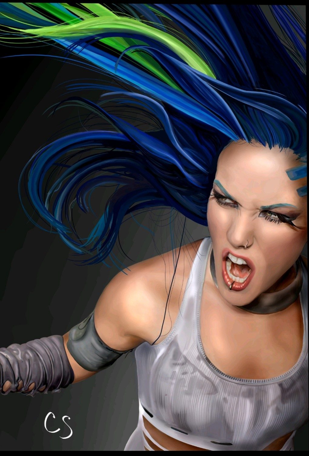 Alyssa White-Gluz — a art print from Shattering Expectations (Chris Stone Art).