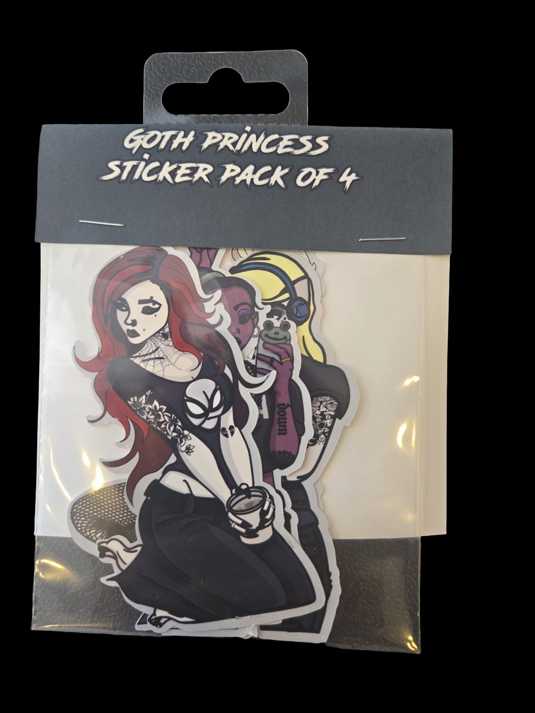 Goth Princess Sticker Pack — a sticker pack from Shattering Expectations (Chris Stone Art).
