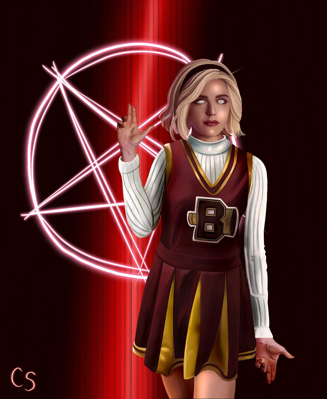 Sabrina the Teenage Witch — a art print from Shattering Expectations (Chris Stone Art).