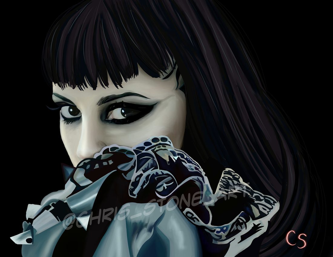 Nina Black — a art print from Shattering Expectations (Chris Stone Art).