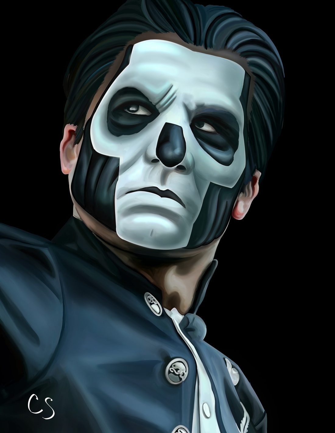 Papa Emeritus III — a art print from Shattering Expectations (Chris Stone Art).