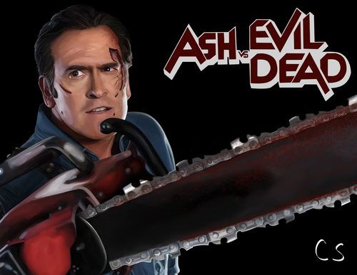 Ash Williams — a art print from Shattering Expectations (Chris Stone Art).