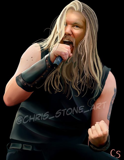 Johan Hegg — a art print from Shattering Expectations (Chris Stone Art).