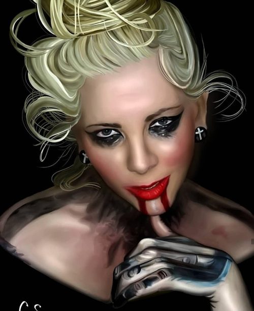 Maria Brink Fighter — a art print from Shattering Expectations (Chris Stone Art).
