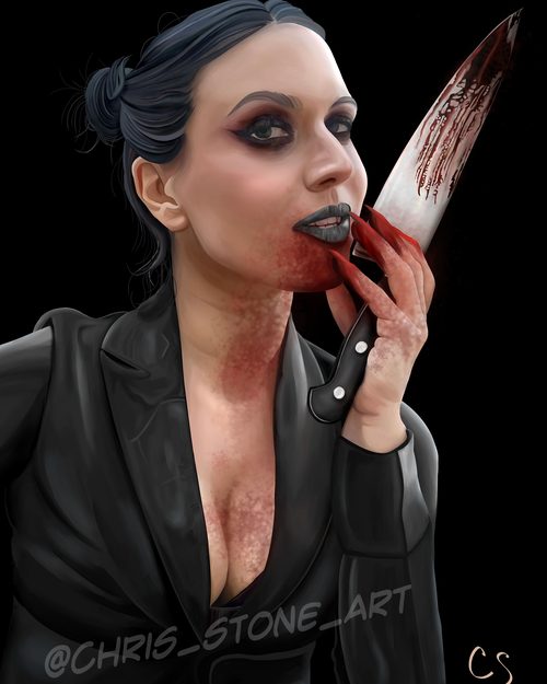 Cristina Scabbia — a art print from Shattering Expectations (Chris Stone Art).