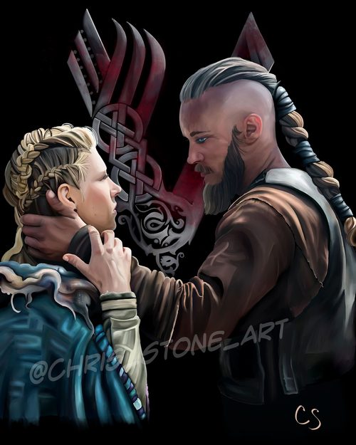 Vikings — a art print from Shattering Expectations (Chris Stone Art).