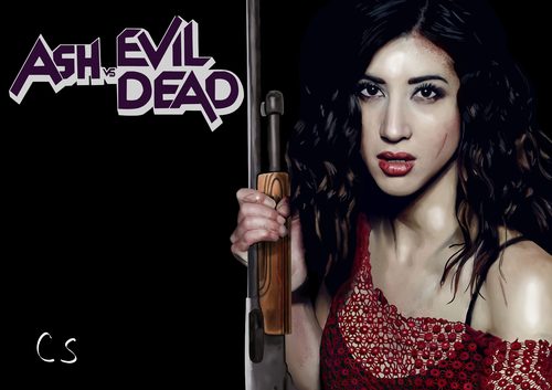 Kelly Evil Dead — a art print from Shattering Expectations (Chris Stone Art).